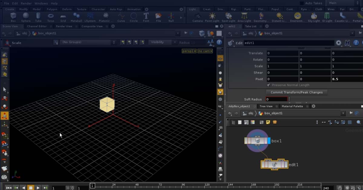 Sidefx Houdini Tutorial - Chapter 1