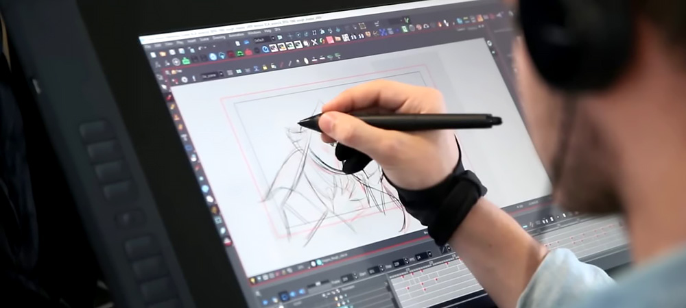 using tablet for drawing