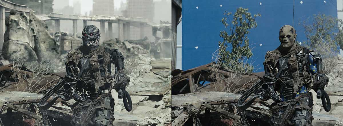 terminator VFX shots