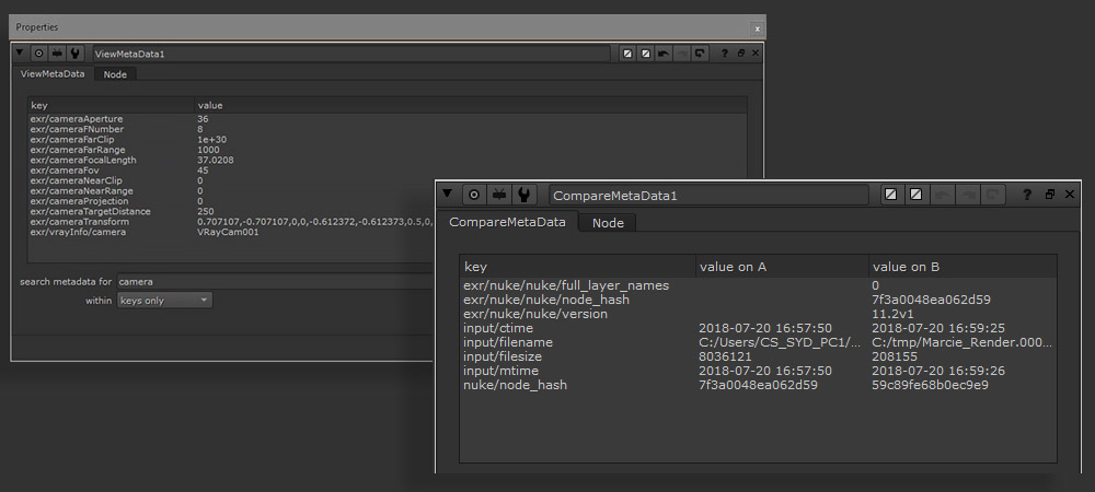 Metadata in EXR format and their importance