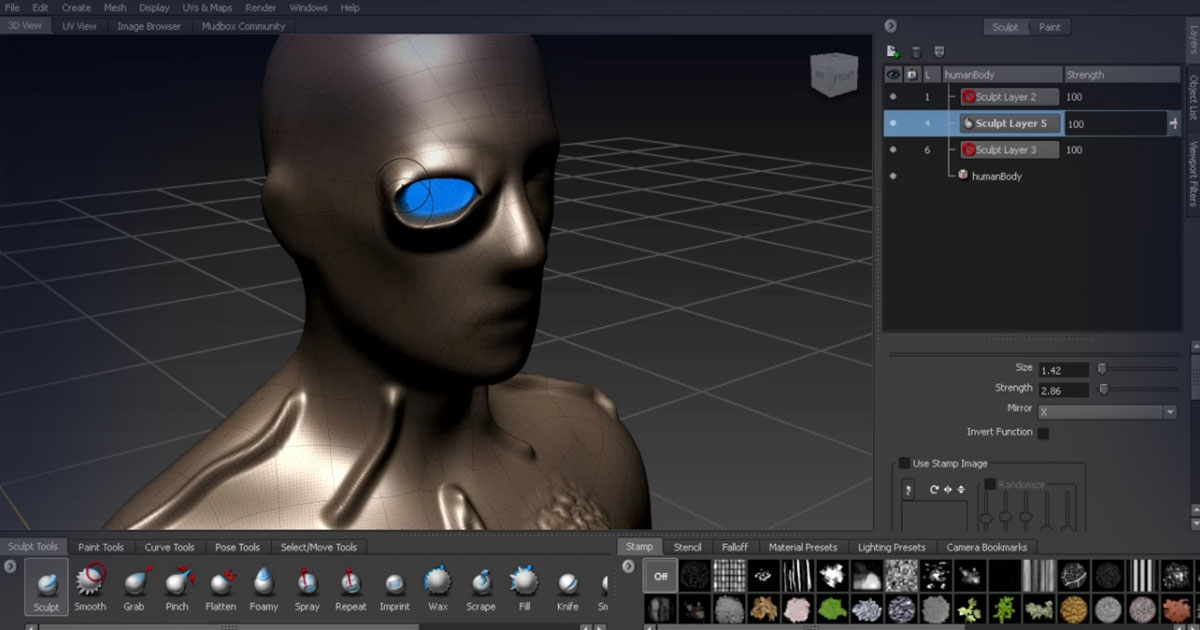 How to work with Autodesk Mudbox 